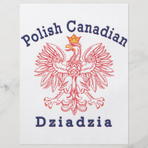 Canadiense polaco Eagle Dziadzia Tarjetones