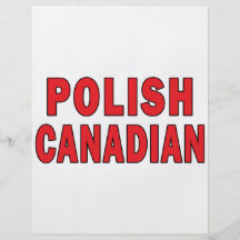 Canadiense polaco tarjetas publicitarias