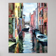Canal II, CMCarlson de Venecia Impresiones