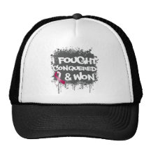 Cáncer de cabeza y cuello I de combate conquistado Gorras