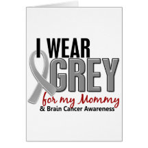 CÁNCER de CEREBRO llevo el gris para mi mamá 10 Tarjetón
