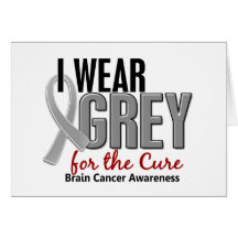 CÁNCER de CEREBRO llevo el gris para mis pacientes Felicitacion