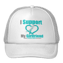 Cáncer de cuello del útero apoyo a mi novia gorra