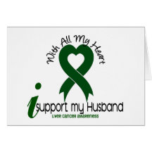 CÁNCER de HÍGADO apoyo a mi marido Tarjetón