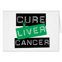 Cáncer de hígado de la curación tarjeton