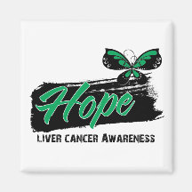 Cáncer de hígado de la mariposa del tatuaje de la  imanes  