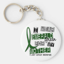 Cáncer de hígado llevo el verde esmeralda para mi  llavero