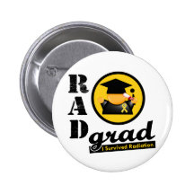 CÁNCER de la NIÑEZ del graduado de la radiación Pins