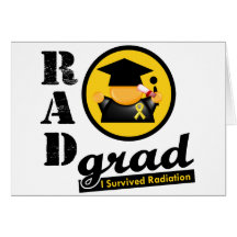 CÁNCER de la NIÑEZ del graduado de la radiación Tarjetón