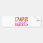 Cáncer de pecho de la curación etiqueta de parachoque