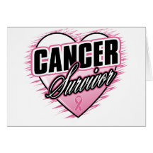 Cáncer de pecho del superviviente de la cinta del  tarjetas