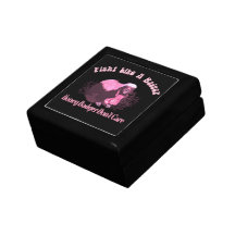 ¡"Cáncer de pecho", lucha como un tejón! Cajas De Regalo