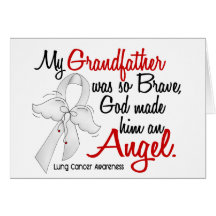 Cáncer de pulmón del abuelo del ángel 2 felicitaciones