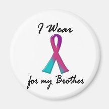 Cáncer de tiroides LLEVO la CINTA 1 Brother de la  Imán