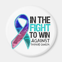 Cáncer de tiroides - lucha a ganar imanes de nevera