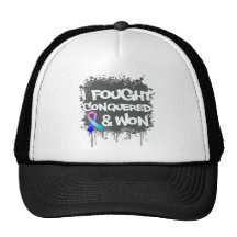 Cáncer de tiroides que luché conquistado ganado gorros  