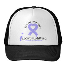 Cáncer del esófago apoyo a mi novia gorro de camionero