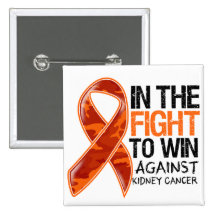 Cáncer del riñón - lucha para ganar 2 pin
