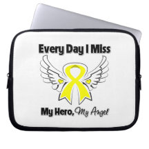 Cáncer del sarcoma cada Srta. My Hero del día I Fundas Portátiles