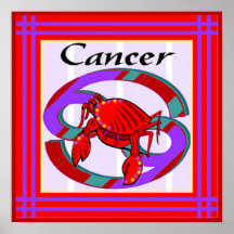 Cáncer el poster del cangrejo