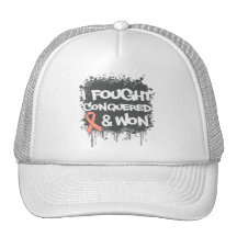 Cáncer endometrial que luché conquistado ganado gorros bordados