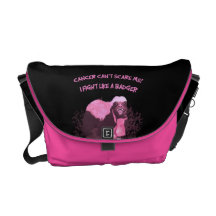 Cáncer (lucha como un tejón de miel) bolsas messenger