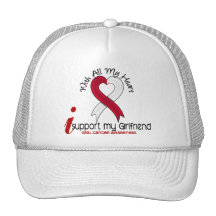 CÁNCER ORAL apoyo a mi novia Gorro