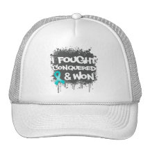 Cáncer ovárico que luché conquistado ganado gorra