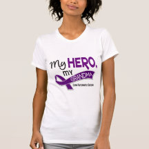 Cáncer pancreático MI HÉROE MI ABUELA 42 Camisetas