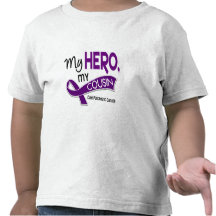 Cáncer pancreático MI HÉROE MI PRIMO 42 Camiseta