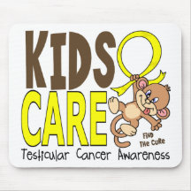 Cáncer testicular del cuidado 1 de los niños alfombrilla de ratón