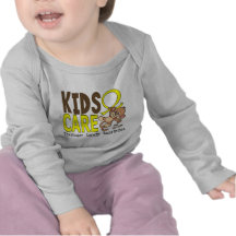 Cáncer testicular del cuidado 1 de los niños camisetas