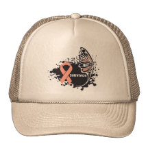 Cáncer uterino de la mariposa abstracta del superv gorros bordados