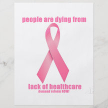 Cáncer y atención sanitaria de pecho tarjetas informativas