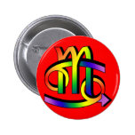 Cáncer y escorpión de GLBT Pin