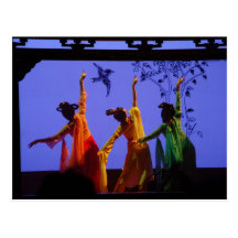 Canción y danza de la dinastía Tang Postales