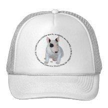 Canciones del perrito de bull terrier gorro de camionero