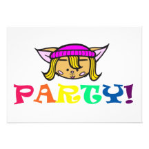 Candy/ Party! Uitnodiging