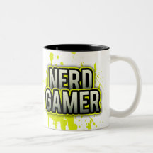 Caneca Preta e Branca - Nerd Gamer