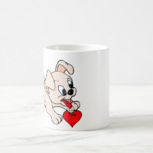 Canega I love dog Canecas