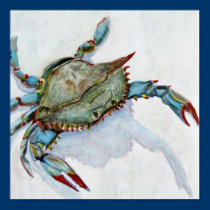 Cangrejo azul posters