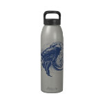 Cangrejo de ermitaño en azul marino botellas de beber