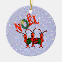 Cangrejos de Caroling/ornamento de las langostas Ornamento Para Reyes Magos