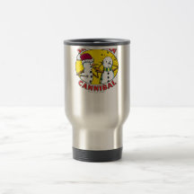 Caníbal del muñeco de nieve taza de café