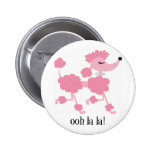 caniche rosado pin