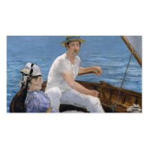 Canotaje - Édouard Manet Tarjeta De Visita