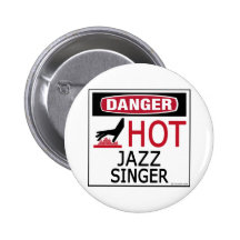 Cantante caliente del jazz pins