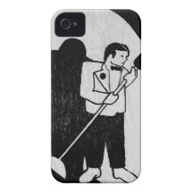 Cantante del salón iPhone 4 Case-Mate cobertura