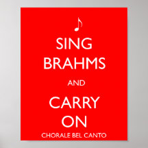 Cante Brahsm Poster