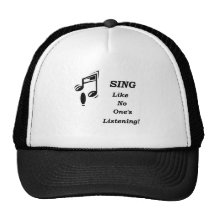 ¡Cante… como nadie escuchar! Gorras